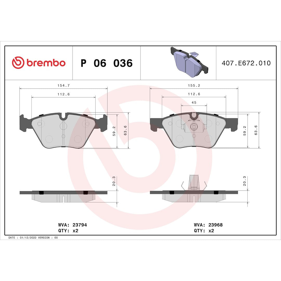Brembo KT04515 Brake Kit