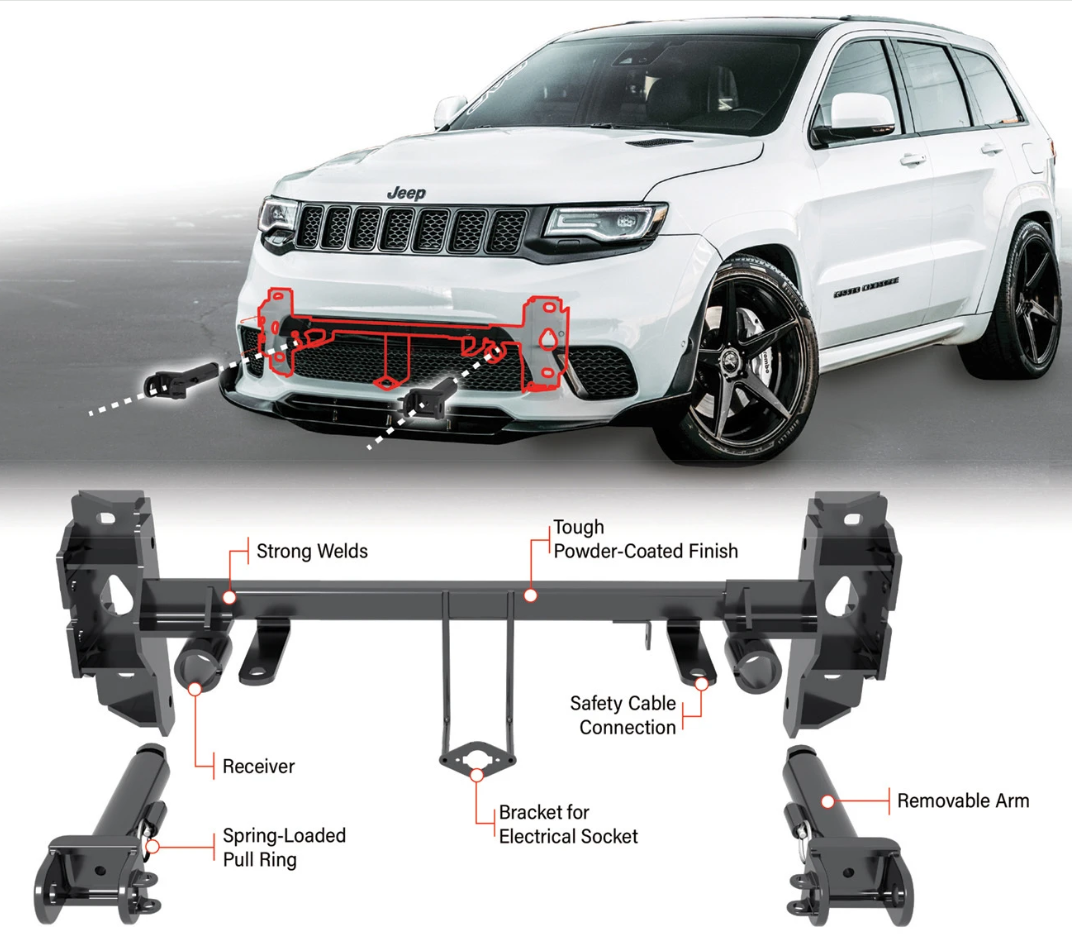 Roadmaster Limited Lifetime Warranty Vehicle Baseplate 521463-5 - 24 WRNGLR 4XE Bsplt