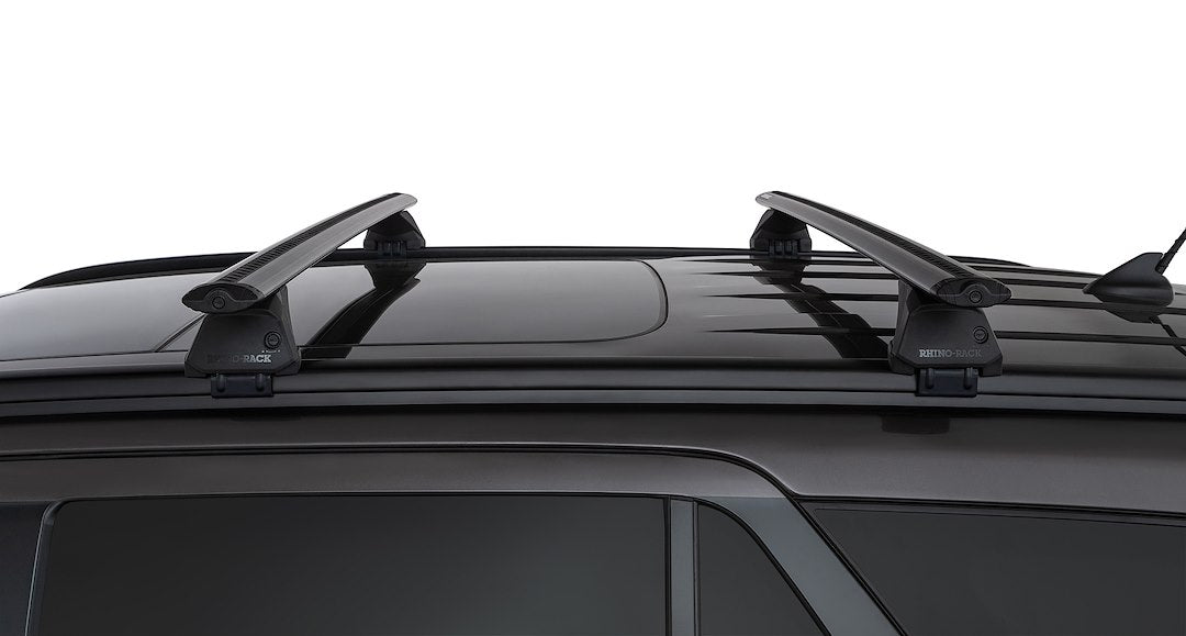 Rhino Rack Limited Lifetime Warranty Roof Rack JC-02134 - Black Vortex RX200-4 Bar Rac