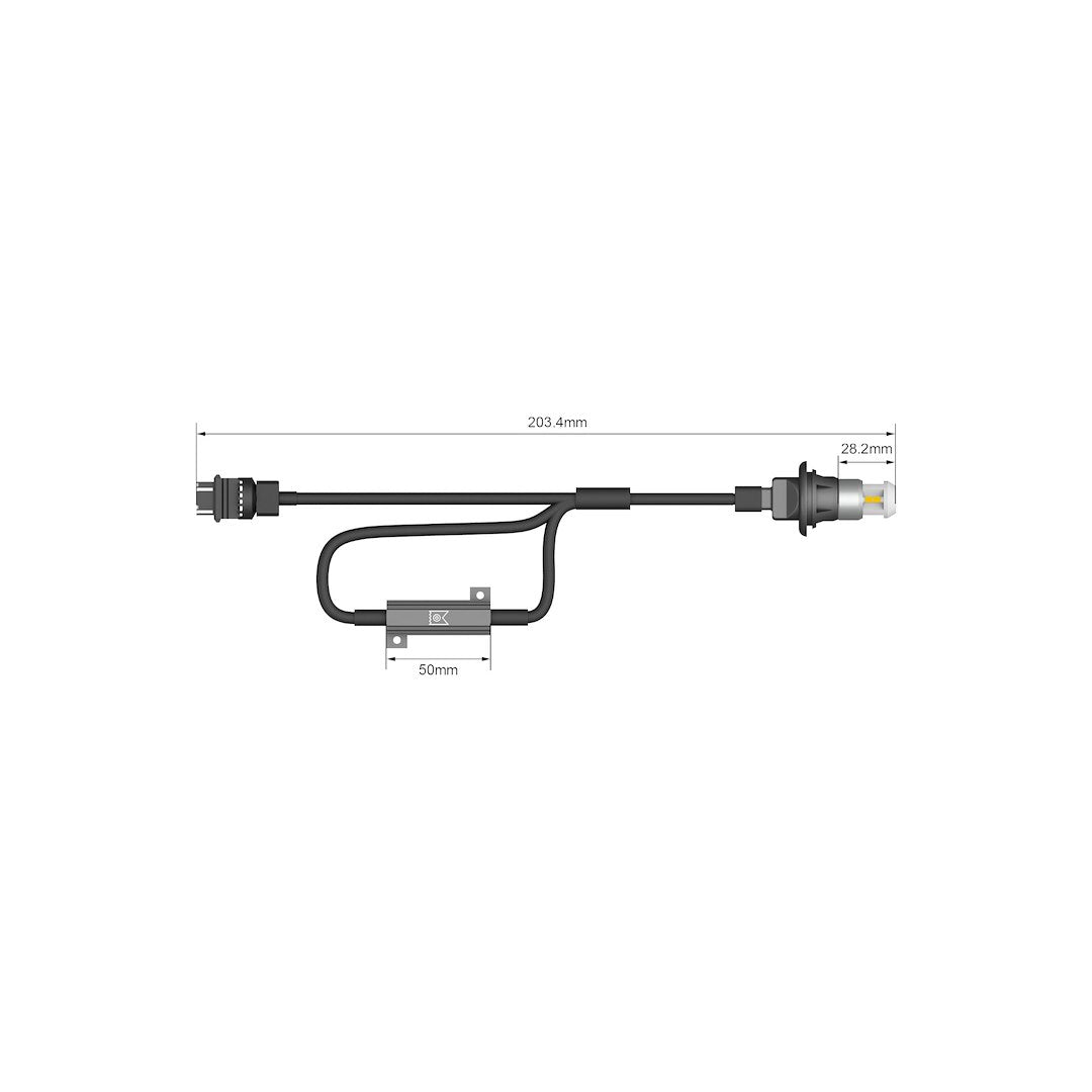 ARC Lighting Polarity Reversible Contact Points Tail Light Bulb 3317A - Eco Series Bus Ready 1157 Led