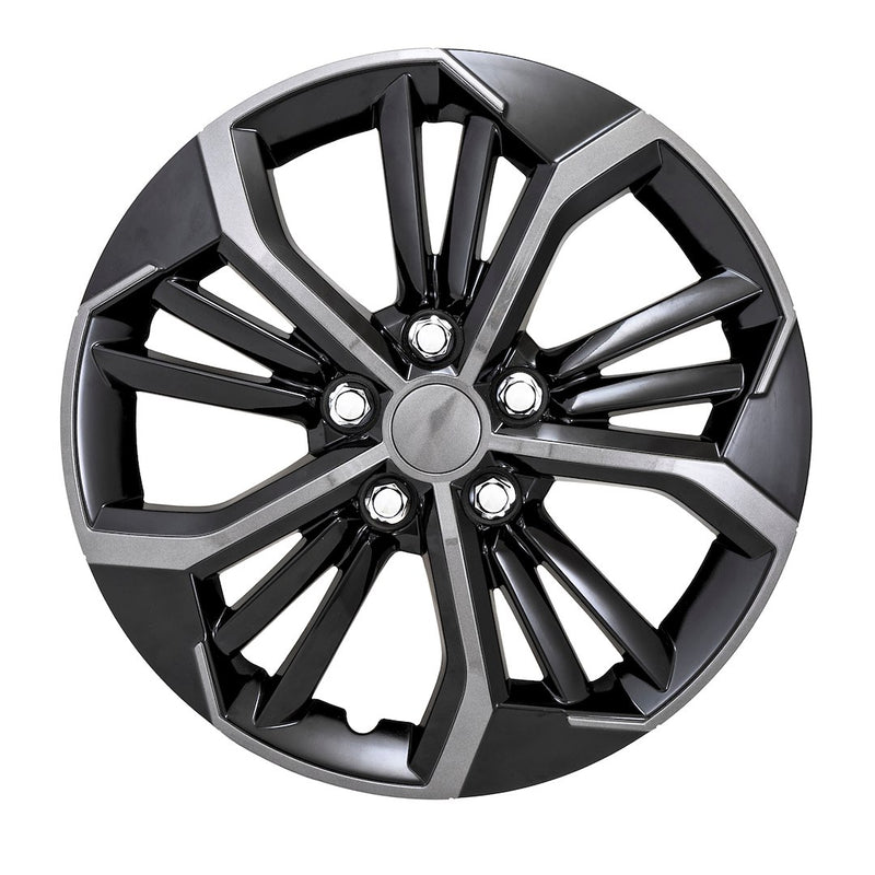 Coast2Coast Limited Lifetime Warranty Wheel Cover 56716CB - Charcoal Black WC Unvrsl 16 Set