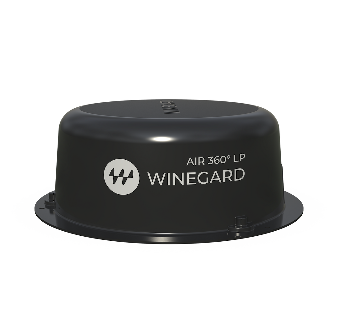 Winegard low-profile design Broadcast TV Antenna A3-LPB1 - Black Air 360 LP