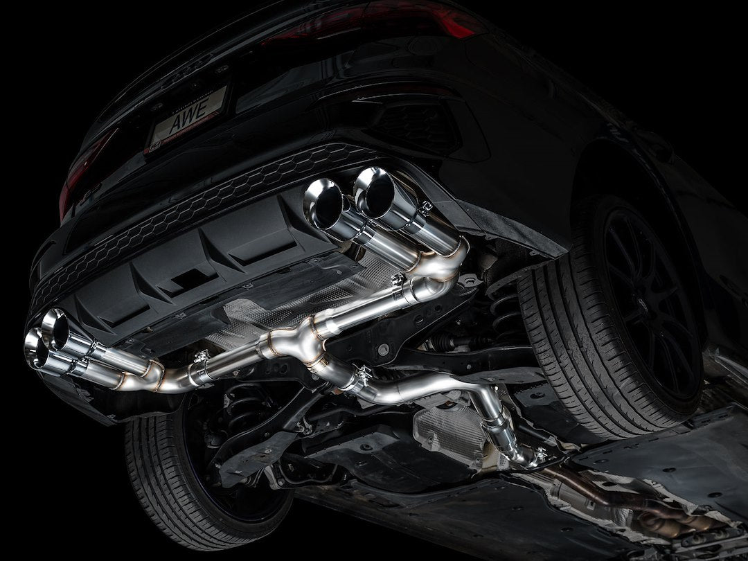 AWE Limited Lifetime Warranty Exhaust System Kit 3020-42897 - Track Edition