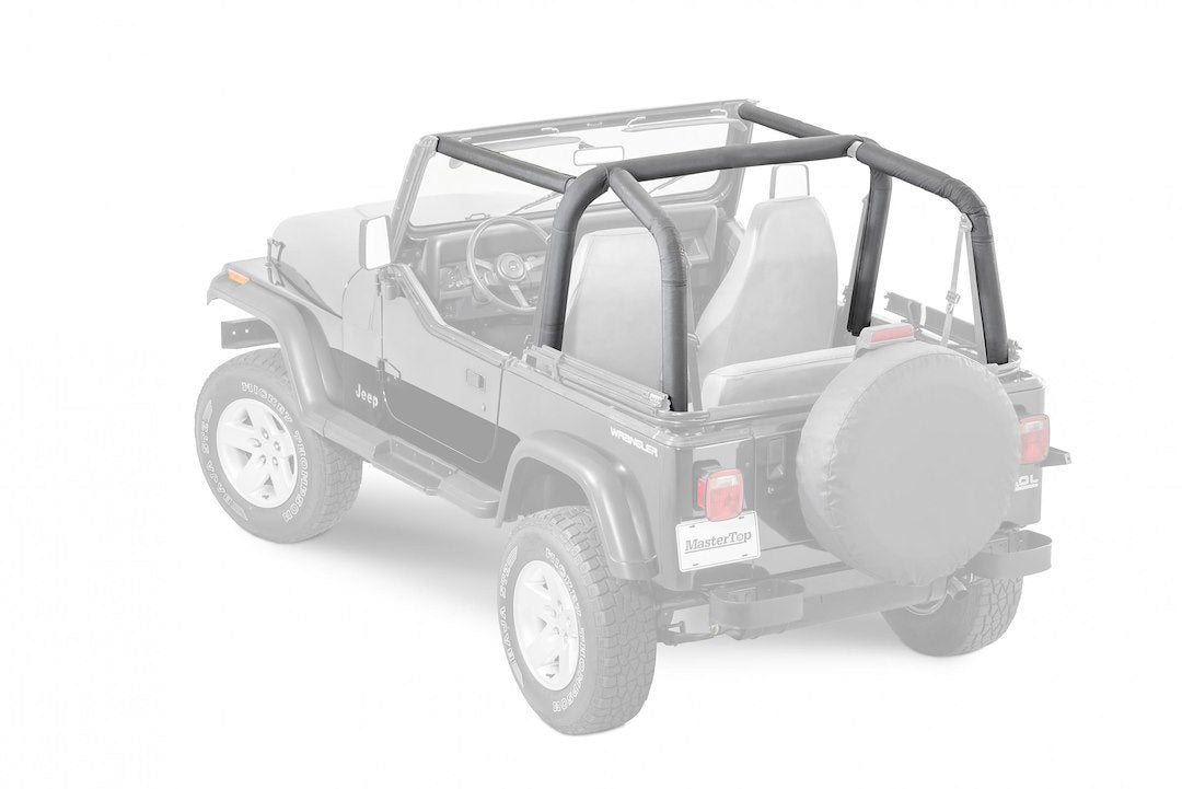 Mastertop Custom Fit Design Roll Bar Cover 12203115 - Sprt Cvr 92-95 Wrg Blkden