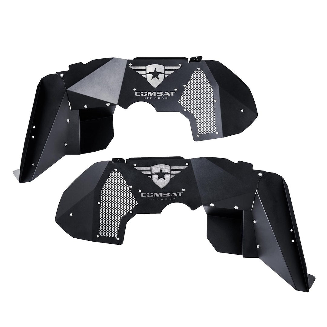 Combat Offrd Limited Lifetime Warranty Fender Well Liner 25-1066 - Jeep JL JLU Battle Ready Aluminum