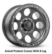 M.T. Wheel Modern Low Profile Cap Design 274701 - Black 18X9 8X170 MT Classic Pro