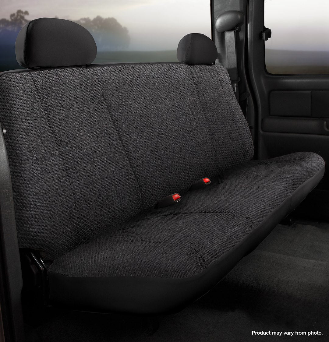 FIA Wear-Resistant Fabrics Seat Cover TRS42-40 Black - Black Wrangler Solid ST Cvr