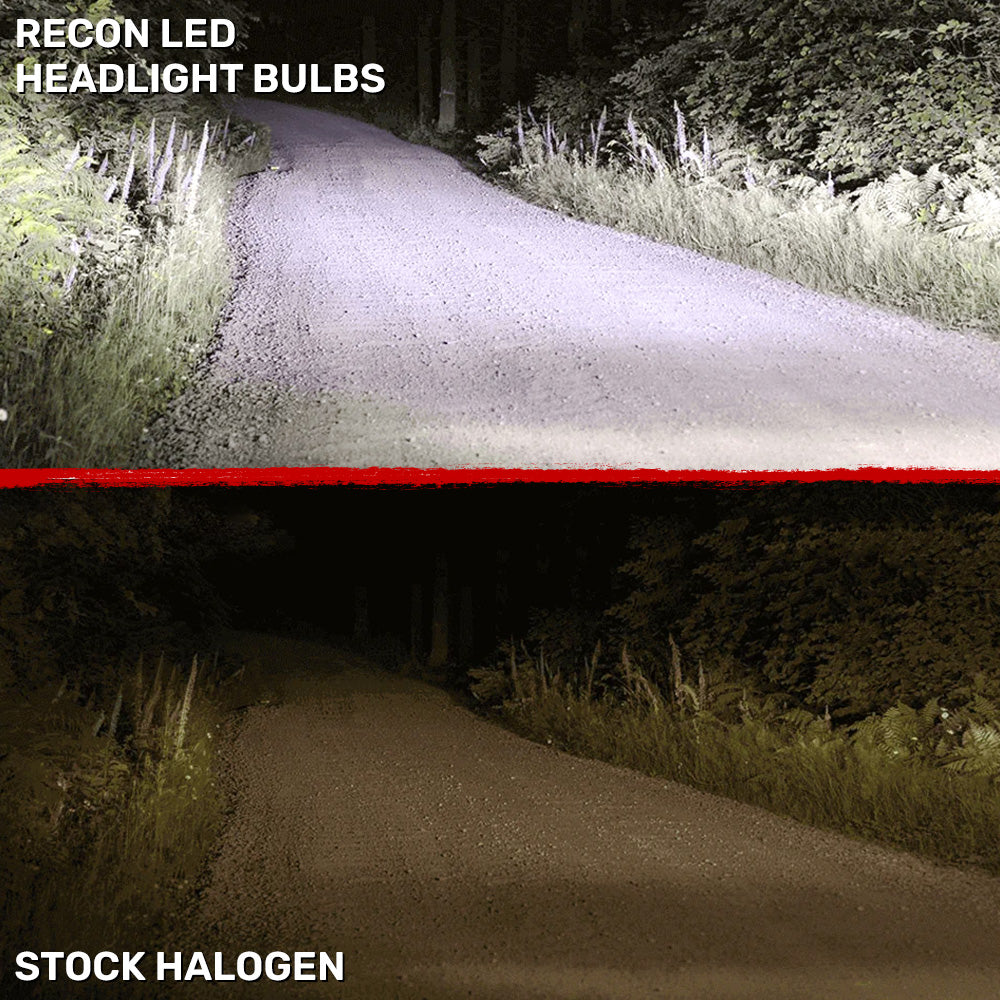 Recon Access Water Resistant Submersible Design Headlight Bulb 264H7Ledhpnb - H7 12V 000 Kelvin 25-Watt High