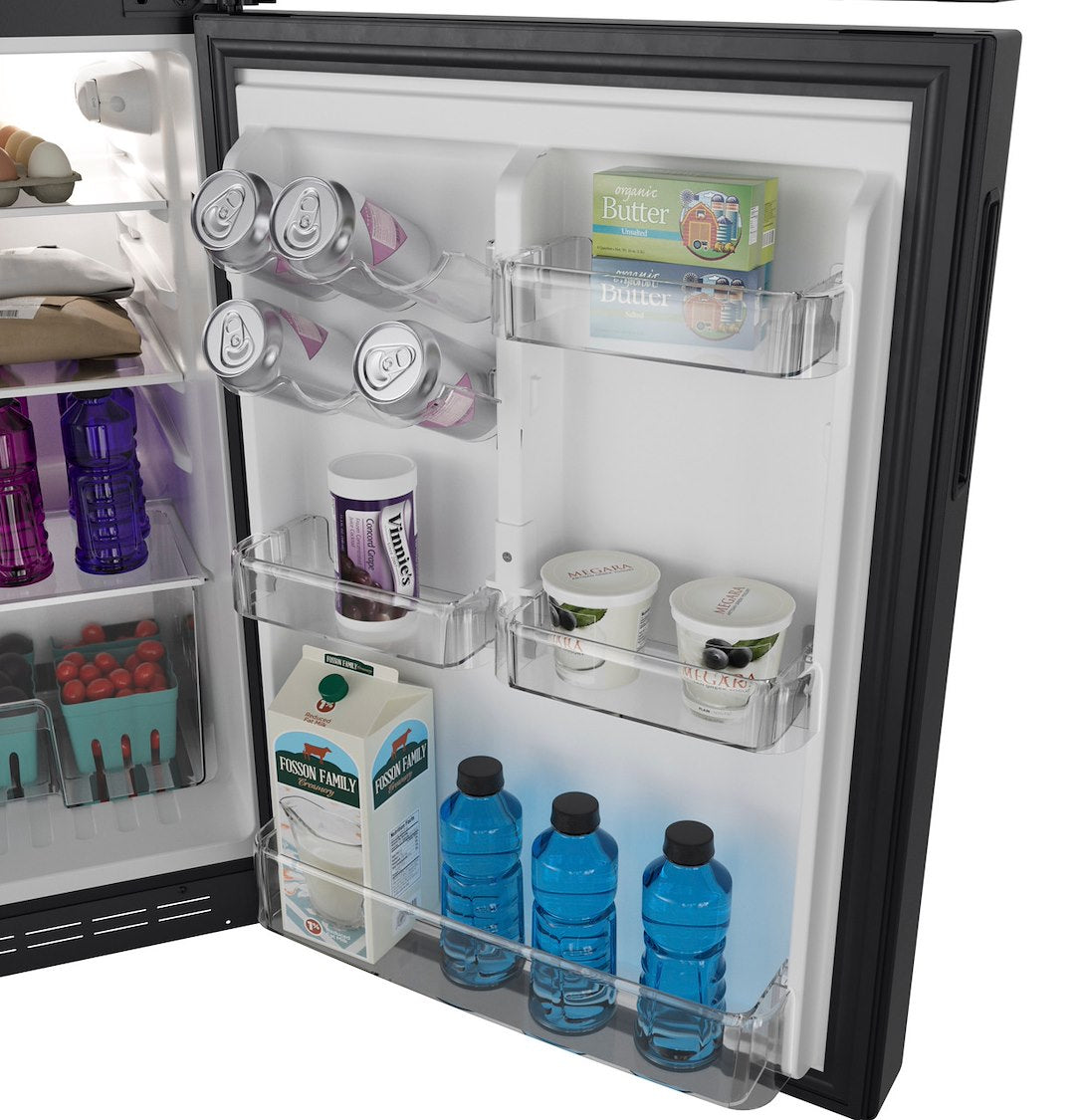 GE Appliance Convenient Refrigerator Organization PPV08R5YRSS - Profile 8.3 CU. FT. 12V DC TOP