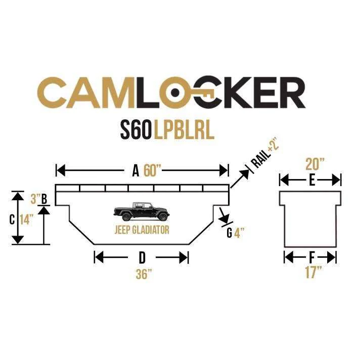 Camlocker Insulated Lids Outperform All Others Tool Box S60LPBL_RL - CAM 60 LP BL RL Brite