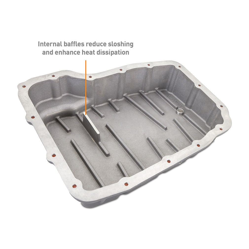 Mishimoto Limited Lifetime Warranty Auto Trans Oil Pan MMTP-RAM-07 - 2007.5 Ram 6.7L Cummins 68RFE Tra