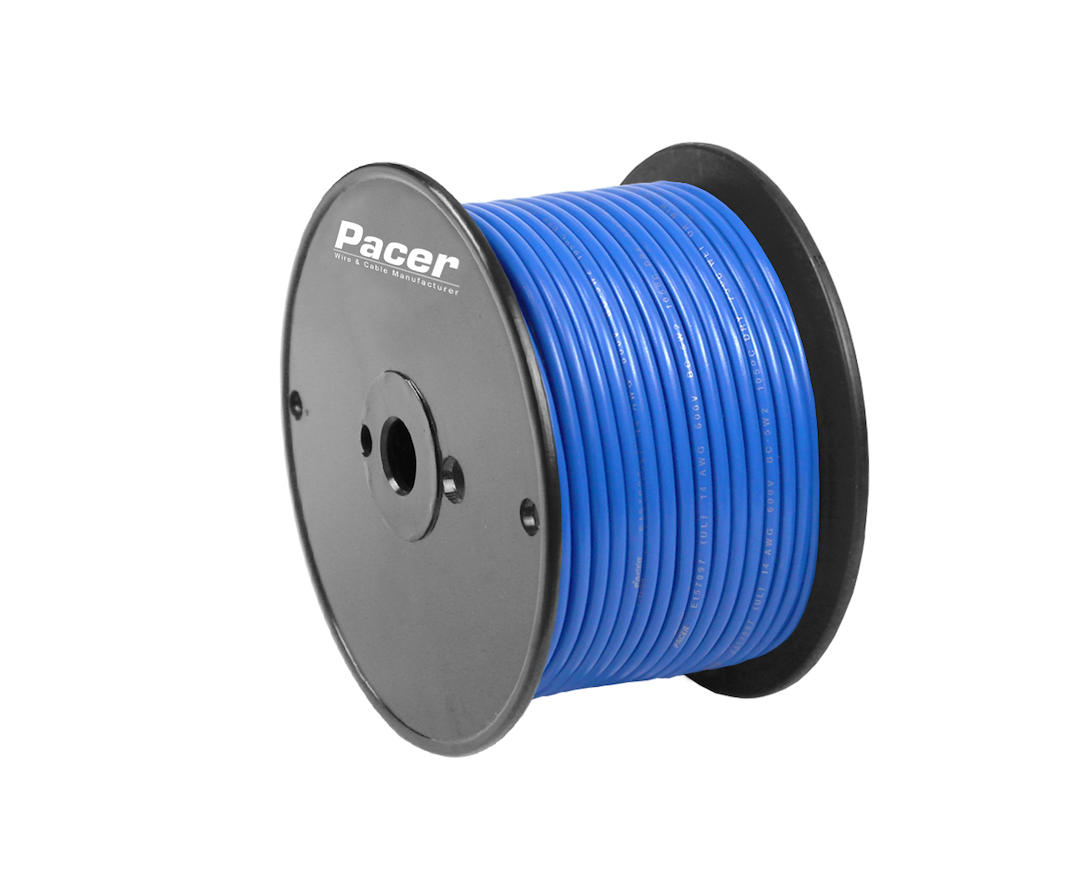 Pacer No Supplier Warranty Primary Wire WUL14BL-100 - 14 Awg UL BL TC 100FT RL