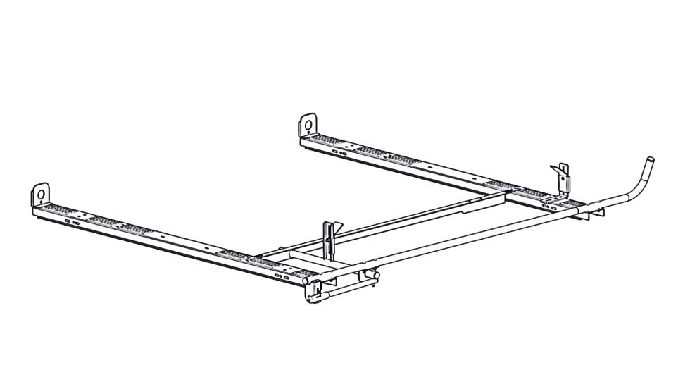 Holman No Drill Installation Ladder Rack 4A82L - Bwssng CLP LK Mch Alu Lorf Mtkt RQ
