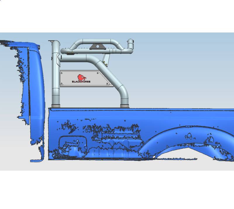 Black Horse RB-BA15B Truck Bed Bar