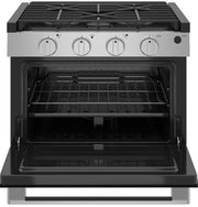 GE Appliance Edge To Edge Grates Stove PLD617RWSS - Profile 17 Drop-IN Gas Range