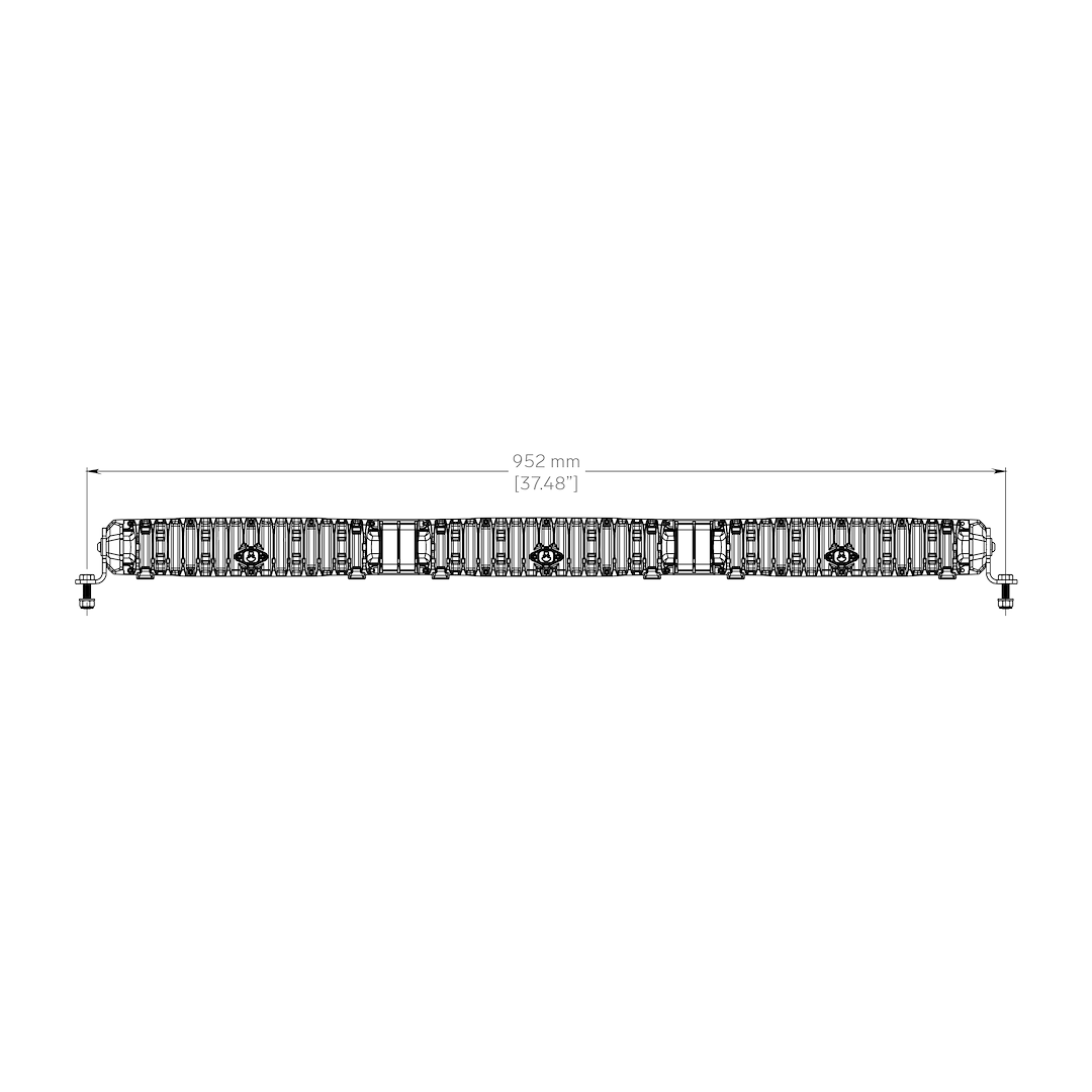 Tyri OFF-ROA Limited Lifetime Warranty Light Bar V12K-012-1 - V36 Lightbar 12V 12900 Elum