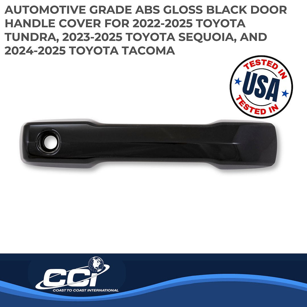 Coast2Coast Limited Lifetime Warranty Exterior Door Handle Cover DH68593BBK - Black DH 22-25 Tundra 4DR GL WO Pskh