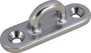 SEA DOG Oblong Eye Plates Tie Down Anchor 088721 - Stainless Plate