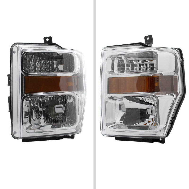Spec-D Tunin 2LH-F25008-RS Headlight Assembly - Chrome