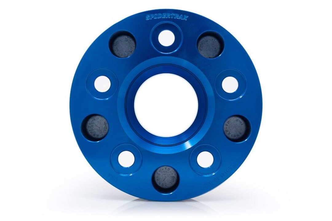 Spidertrax Made In USA Wheel Adapter WHS035 - Blue Jeep JL Conversion Adapt