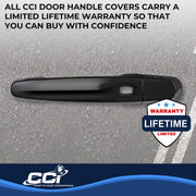Coast2Coast Limited Lifetime Warranty Exterior Door Handle Cover DH68566S6B - Black DH NO SK SK Hndls Set