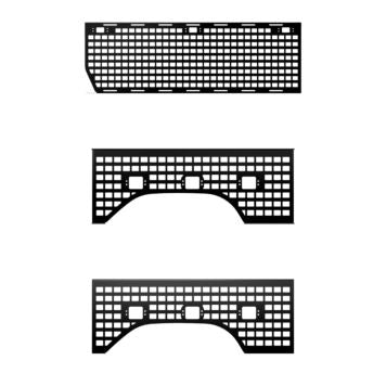 Putco Compatible With Bed Covers Molle Cargo Panel 195003 - Front Silverado LD SIE