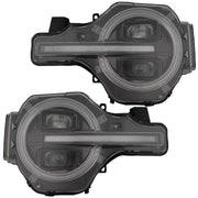 Recon Access Smoked Lens Housing Headlight Assembly 264479BKWH - Ford Bronco 21-24 Led Projector Hea