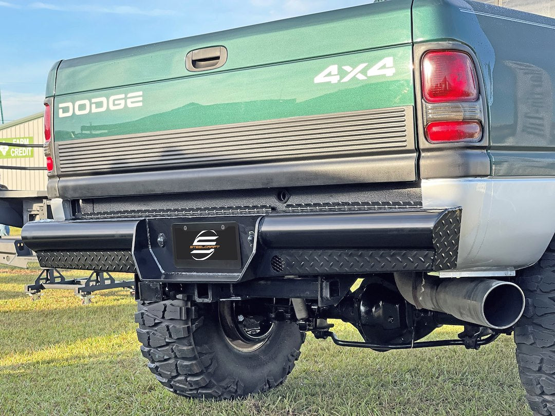 Steelcraft Limited Lifetime Warranty Bumper HD22200 - Black 94-02 Dodge Ram 2500 3500 HD