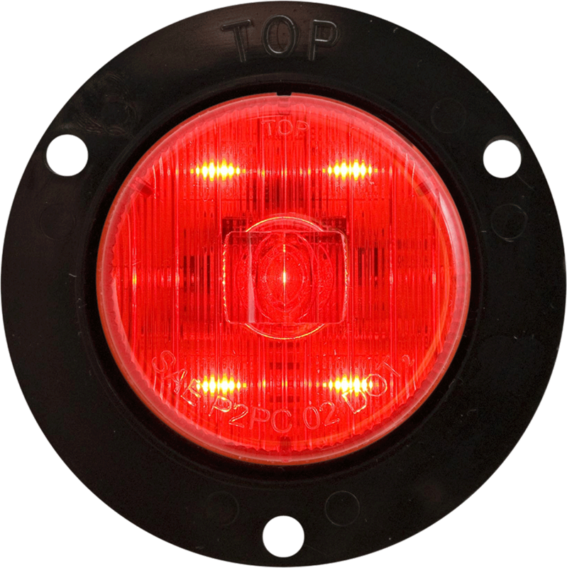Optronics Easy To Install Trailer Light MCL52RB - Red Led Mark Flange