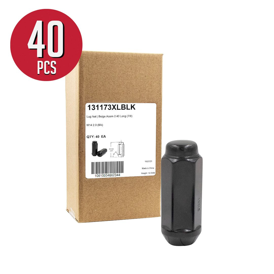 Revolution 131173XLBLK Lug Nut - Black