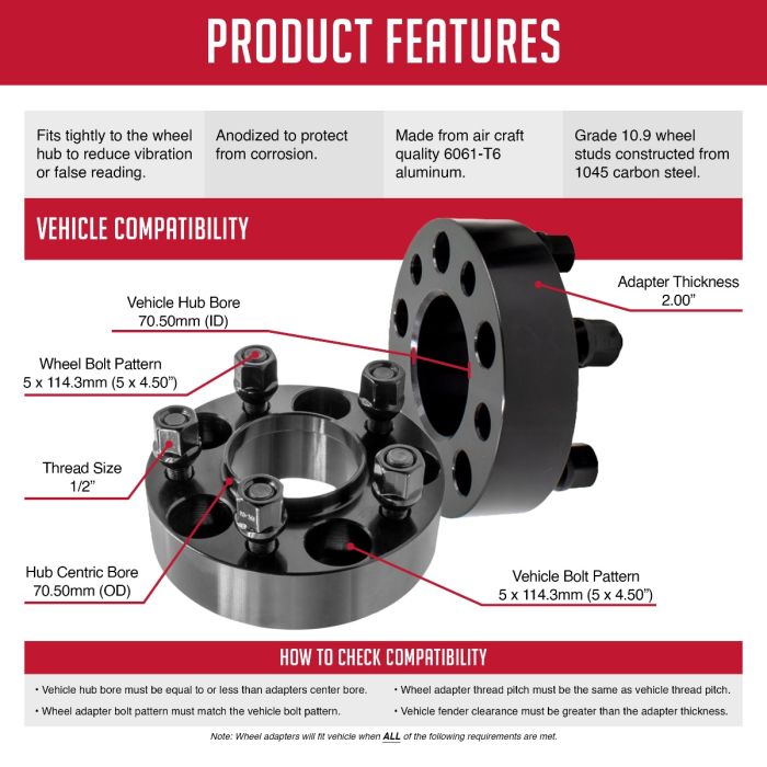 Revolution 5450-5450-E Wheel Adapter