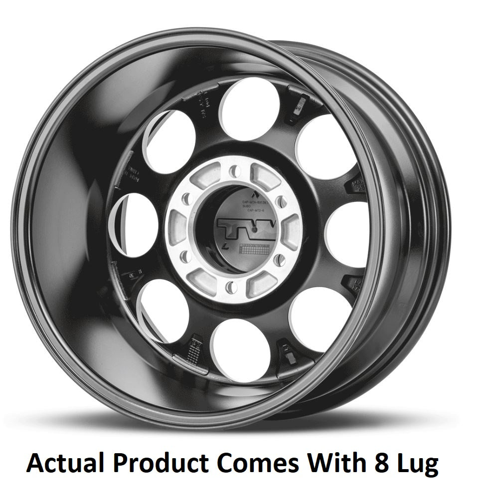 M.T. Wheel Modern Low Profile Cap Design 274470 - Black 17X9 8X170 MT Classic Pro