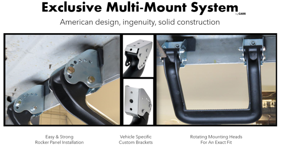 Carr Flow-Through Debris Step Surface Truck Step 134500-1 - Maxgrip Side