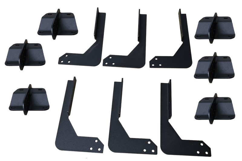 GEN-Y Hitch GH-25103 Durable Black powder coat finish - Black Brackets Crew