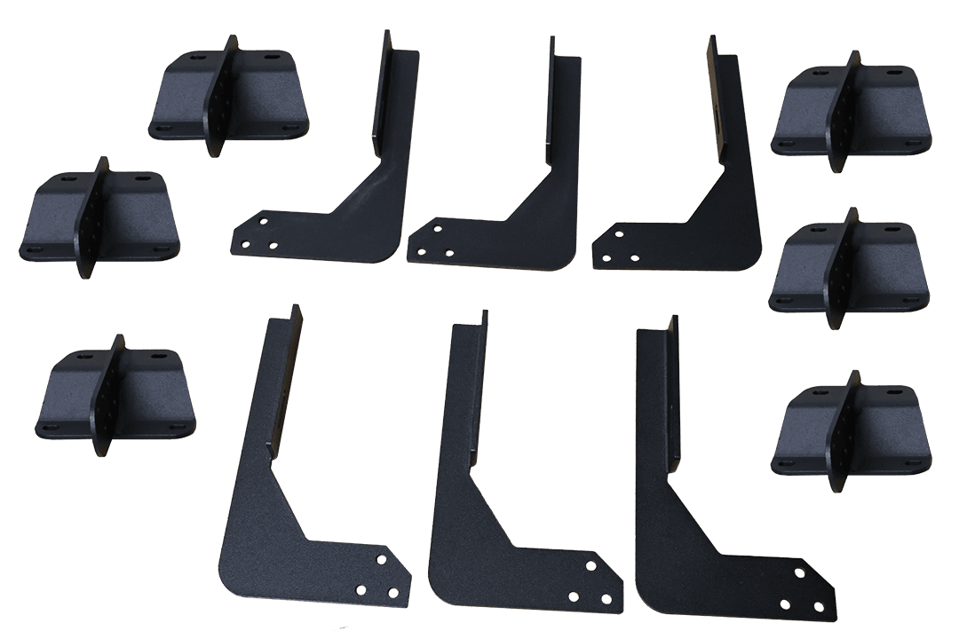 GEN-Y Hitch GH-25103 Durable Black powder coat finish - Black Brackets Crew