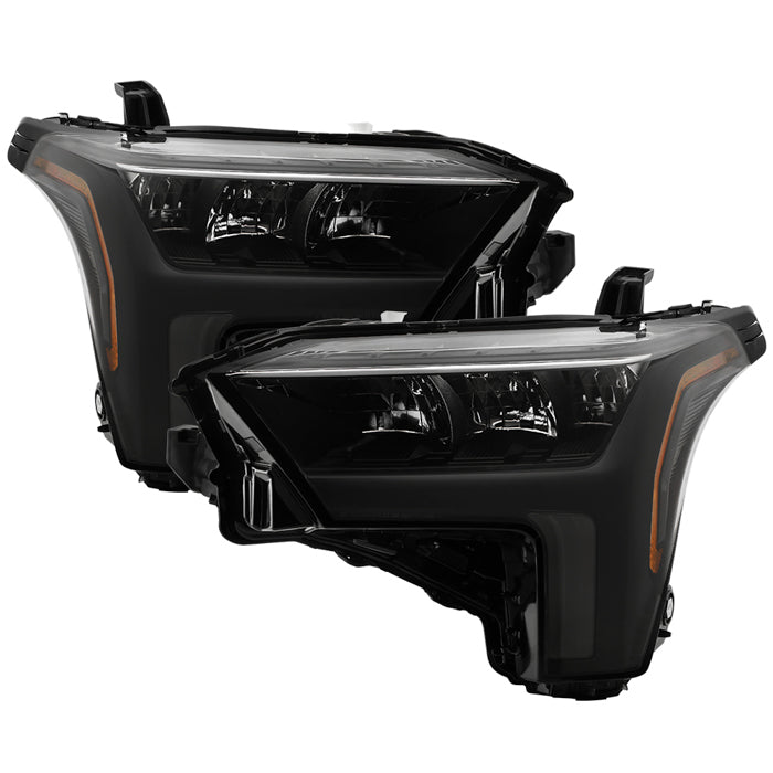 Spyder Made With OEM Standard Quality Headlight Assembly 9956836 - Black OE Toyota Tundra 22-24 HO