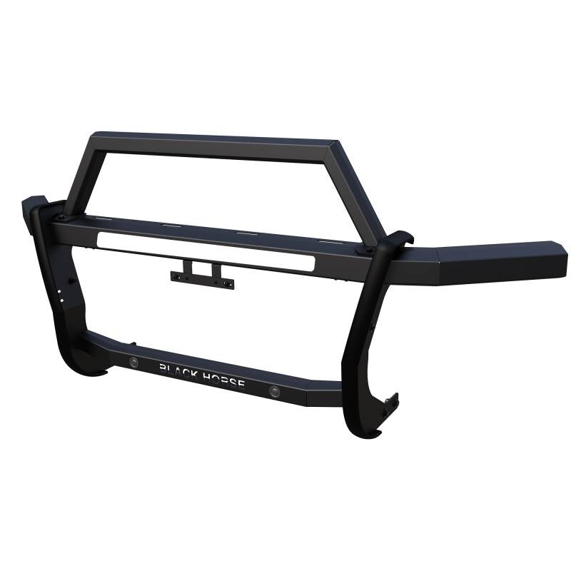 Black Horse Offers Patented Design Grille Guard RAG1R03 - Black Rambler