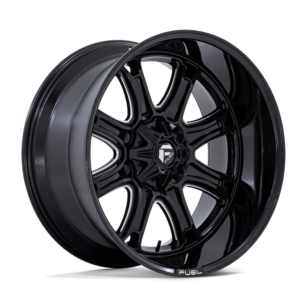 Fuel Offroad With Fuel Logo Center Cap Wheel FC853BE22906701 - Black D853 22X9 6X135 5.5 G-Black Mill 1MM