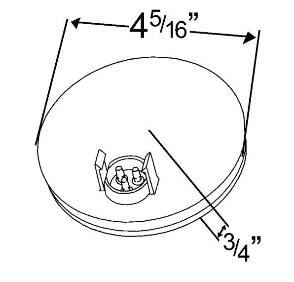 Grote Perlux Hermetic Lens To Housing Seal Tail Light Assembly 53252 - Red Grommet MT