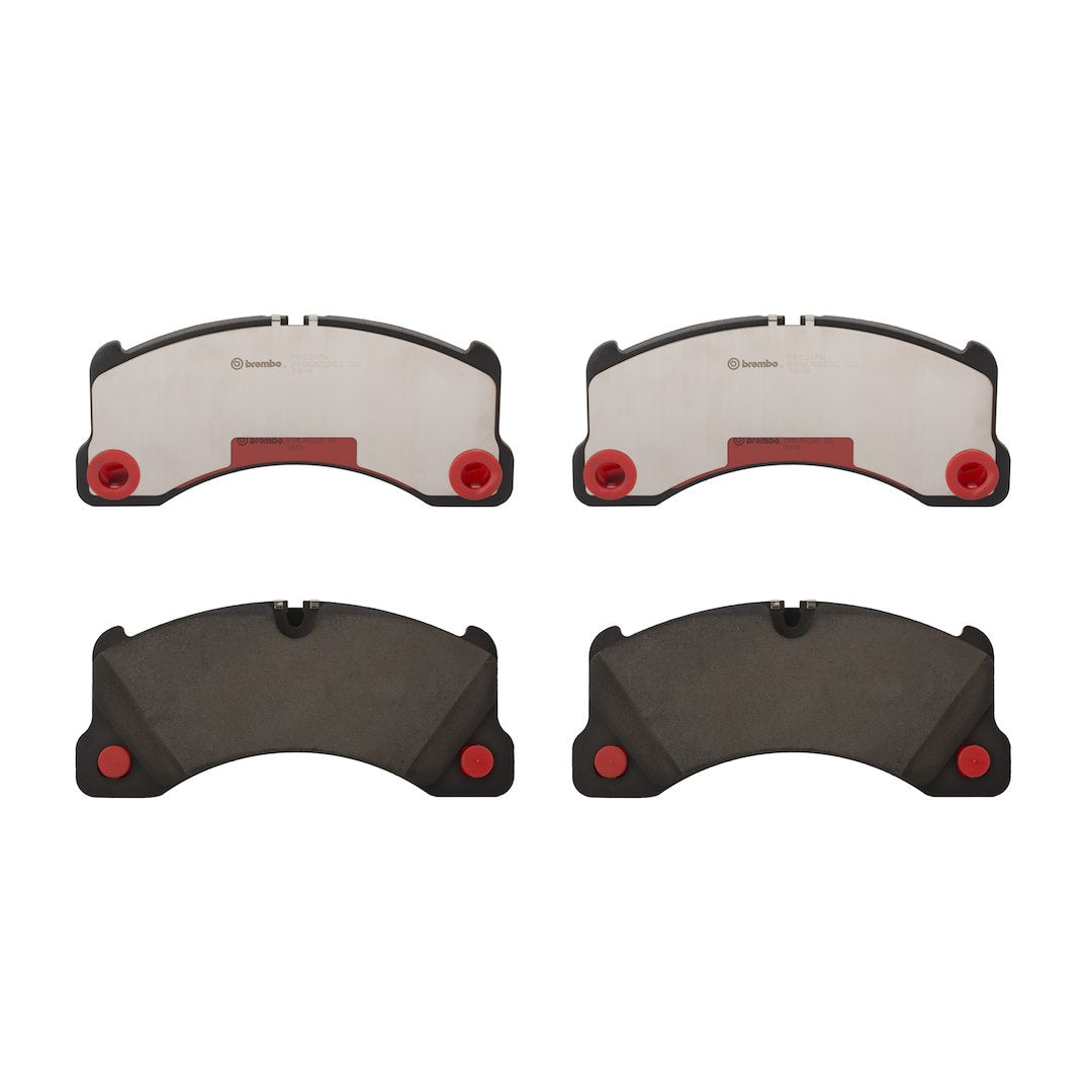 Brembo Premium Low-Met OE Equivalent Pad Brake Pad P65017N - Disc Set