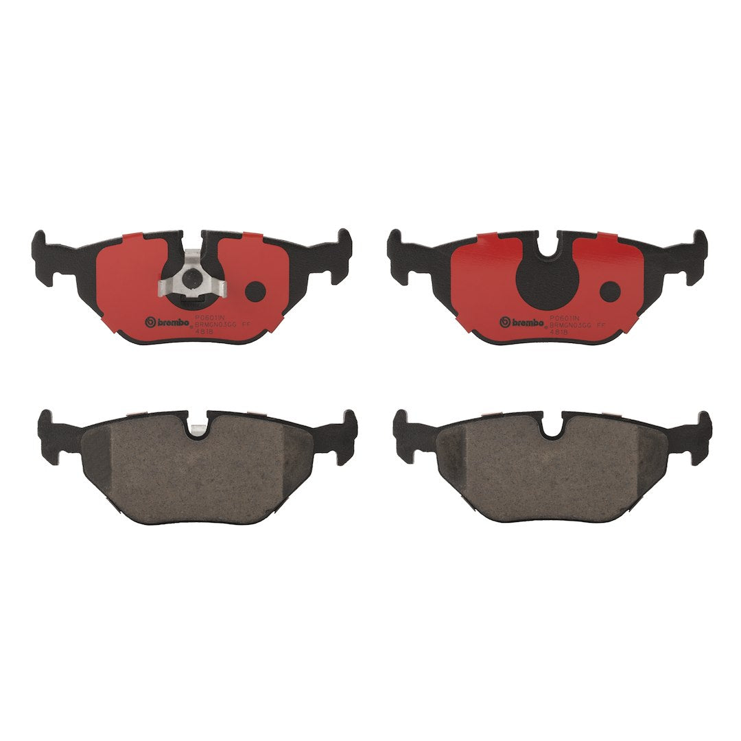 Brembo Premium Low-Met OE Equivalent Pad Brake Pad P06011N - Disc Set