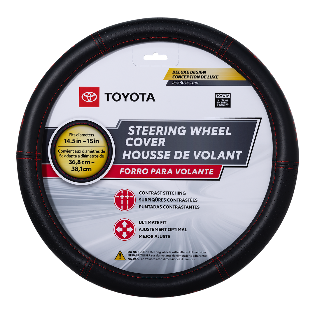 Plasticolor Easy Installation Steering Wheel Cover 006498R01 - Toyota Deluxe Swc