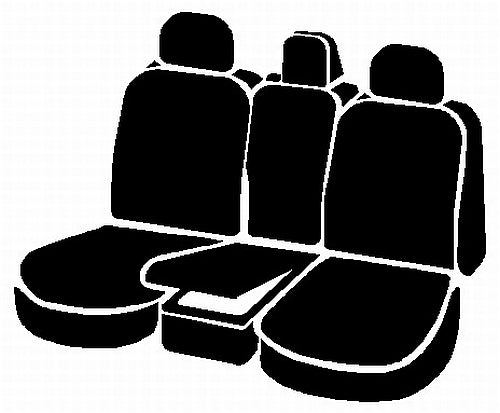 FIA Wear Resistant Fabrics Seat Cover TRS47-41 Black - Frt 40 20 40 F-150 18 SD 18