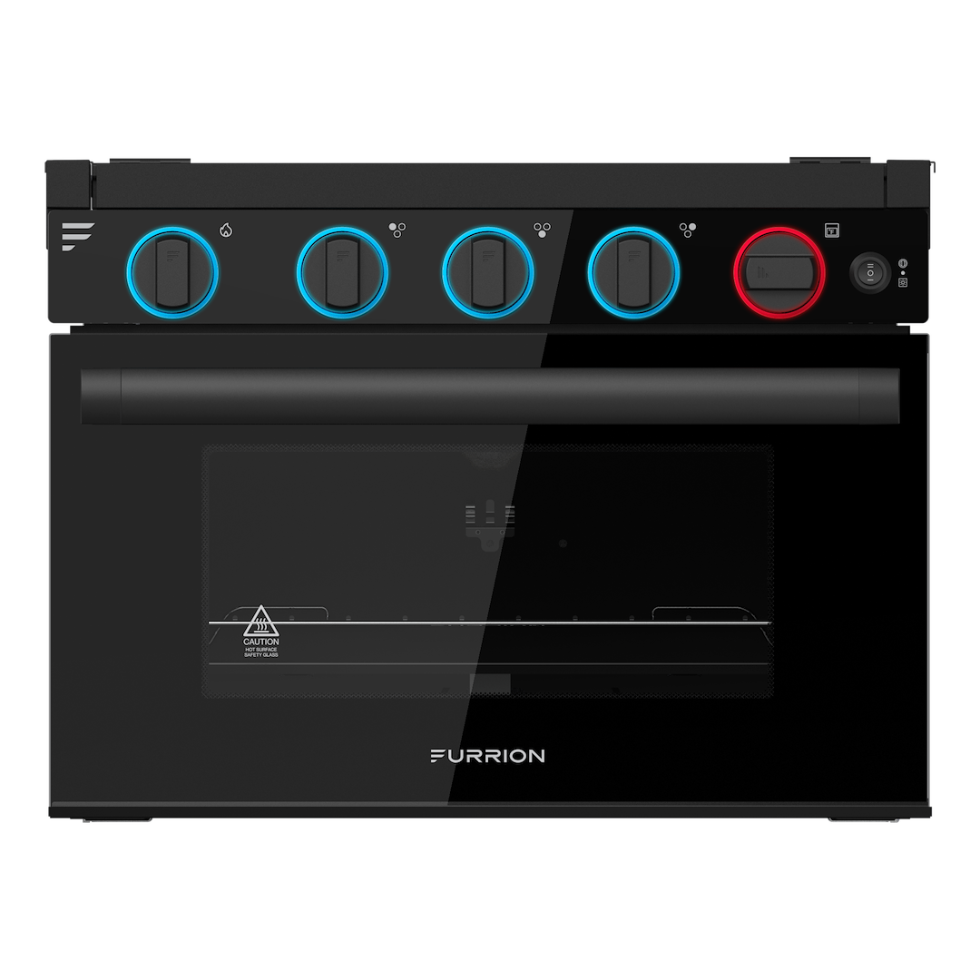 Furrion LLC FGR17G3MA1B-BG - Black 17 3-Burner Glass Gas