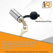 GEN-Y Hitch For Use With Bolt Locks Trailer Hitch Pin GH-103909 - 61415 Pack Mixed 2.5 Keyed Ali