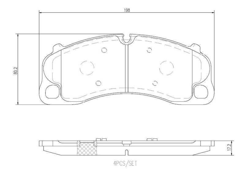 Brembo P65045N Brake Pad