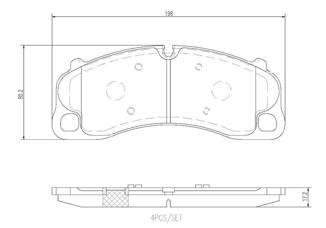 Brembo P65045N Brake Pad