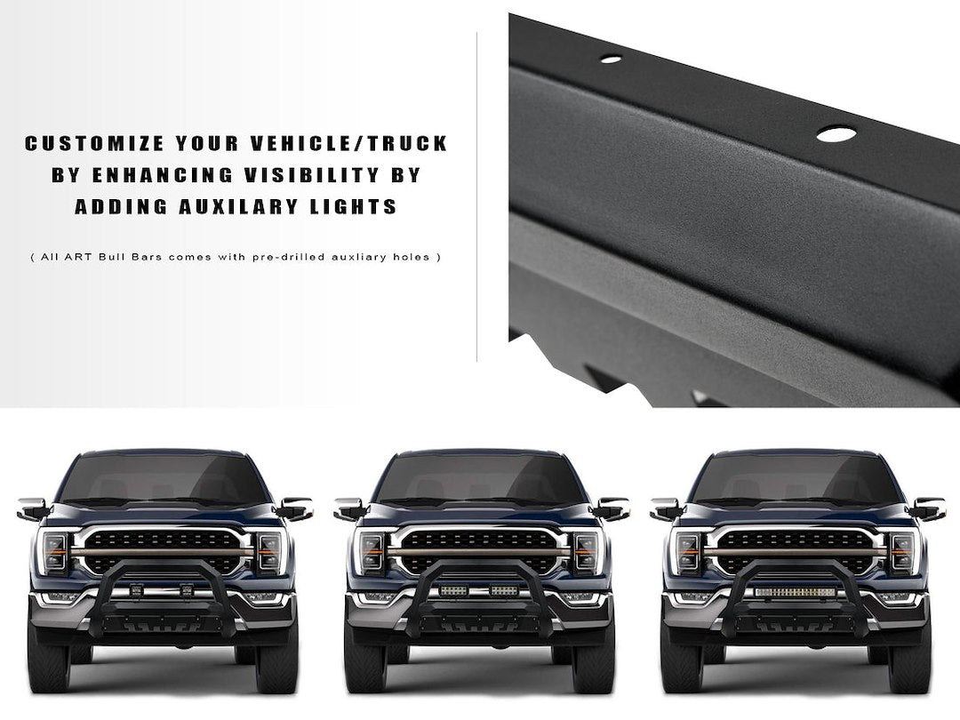 Armordillo Unique Multifacated Design Bull Bar 8724309 - Rayden Bullbar 22-24 F150 Lightning