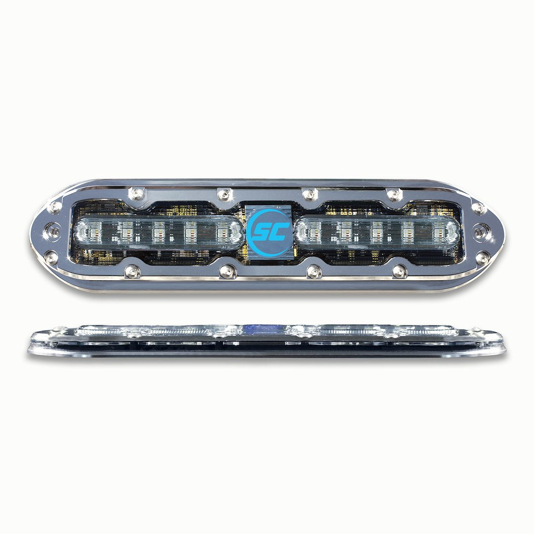 Shadow-Caste Tough Polycarbonate Lens Boat Underwater Light SCM-10-BB-20 - Blue Scm 10 Bimini