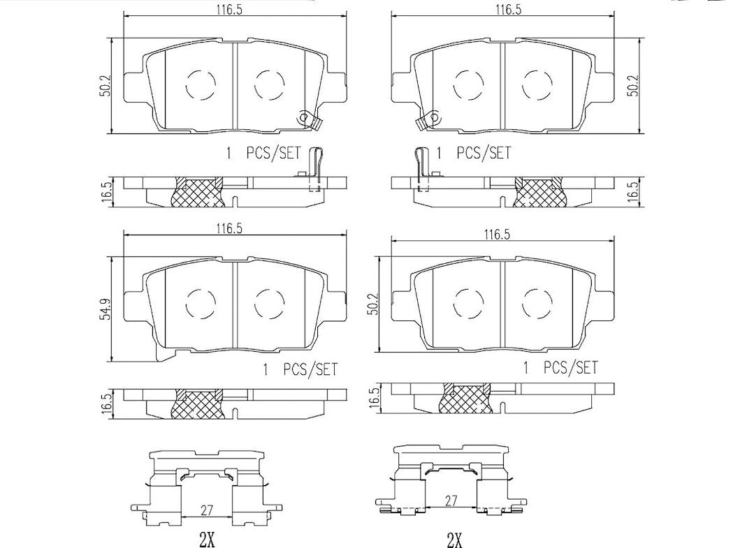 Brembo P99004N Brake Pad